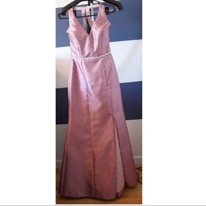 Dusty rose bridesmaid dress